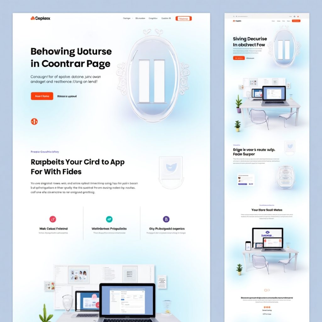 landing page
